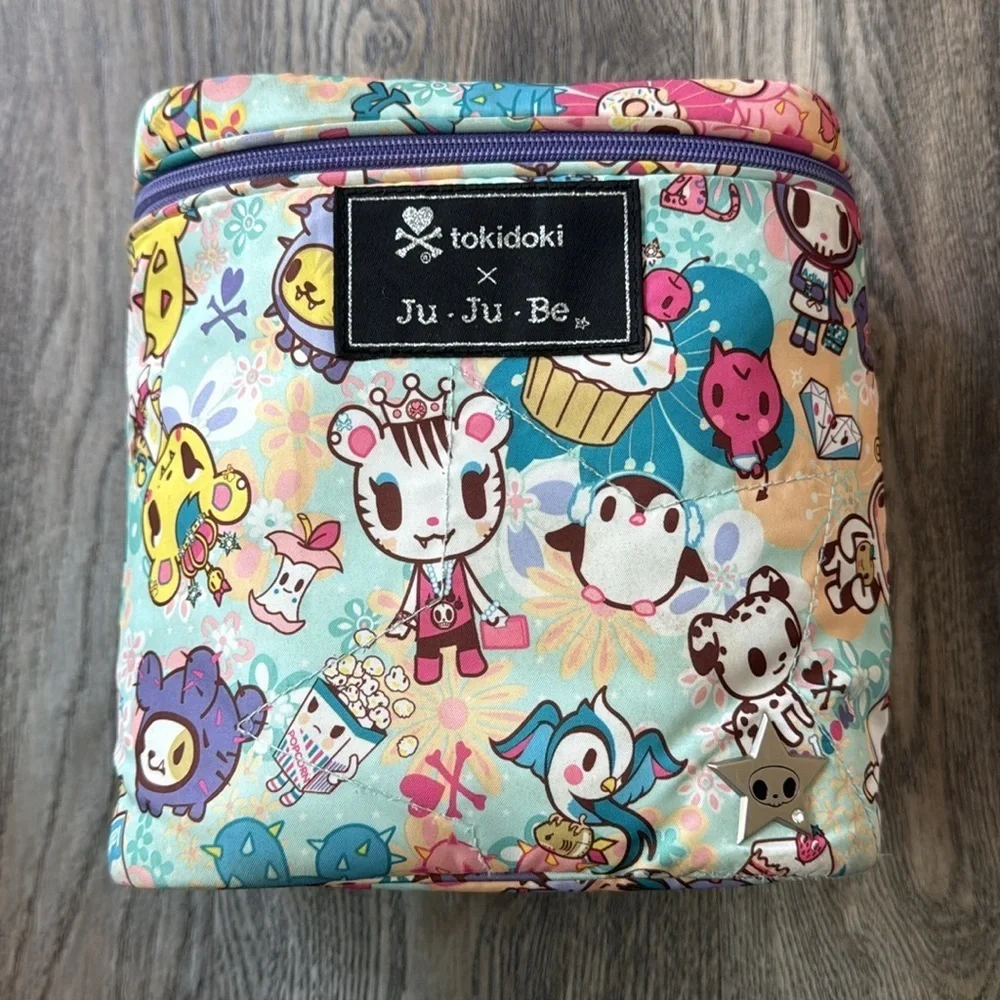 Jujube Bag Blue Perky Tokidoki Fuel Cell Bottle Bag Lunch Pail - Picture 5 of 10